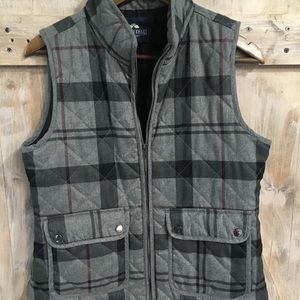 Plaid vest